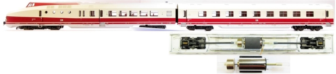 sb modellbau 11539 - TT - Motorisierungssatz für VT 18.16, BR 175 und BR 675